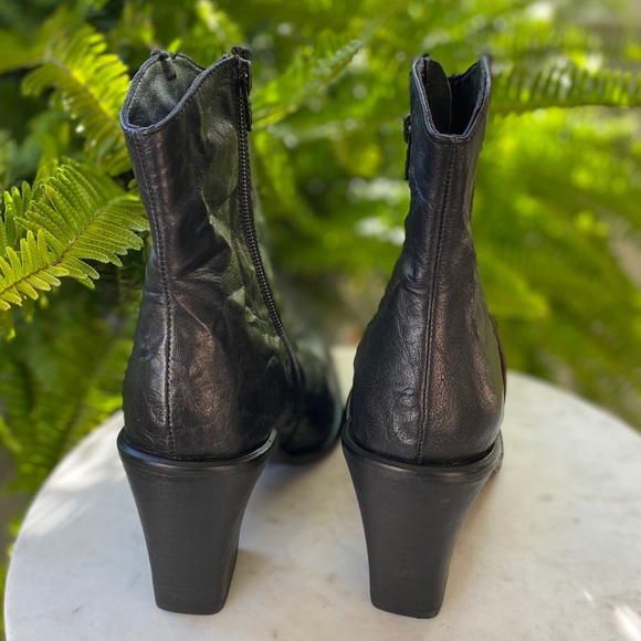 🆕 Free People Barclay Western Black Bootie - Picture 6 of 15